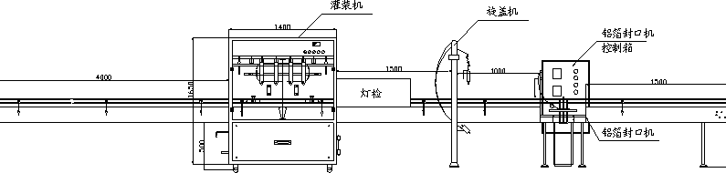 食用油灌裝生產(chǎn)線